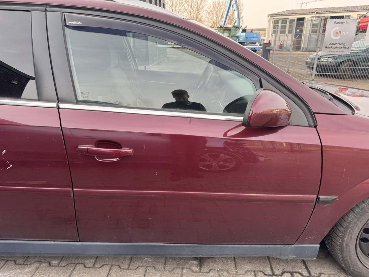 Opel Vectra C original T&uuml;r vorn rechts Z594 Rubinrot Rohbau Bj.2005